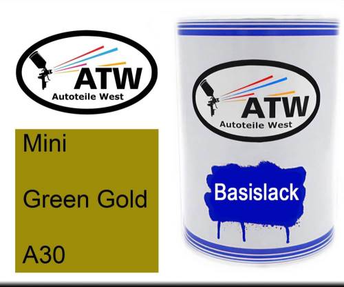 Mini, Green Gold, A30: 500ml Lackdose, von ATW Autoteile West.